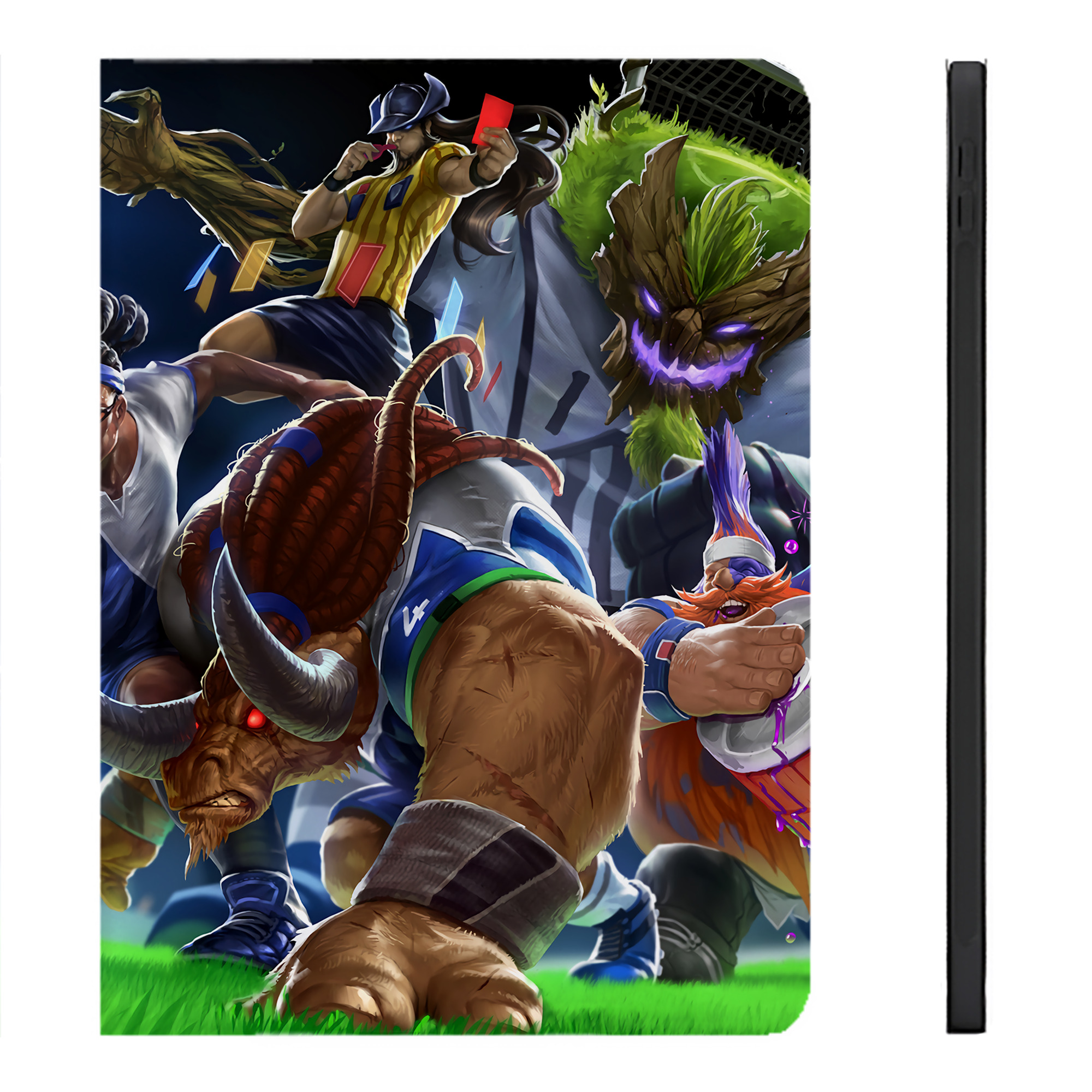 リーグ・オブ・レジェンド League of Legends LOL IPadケース ペンホルダー付き ブックスタイルデザイン